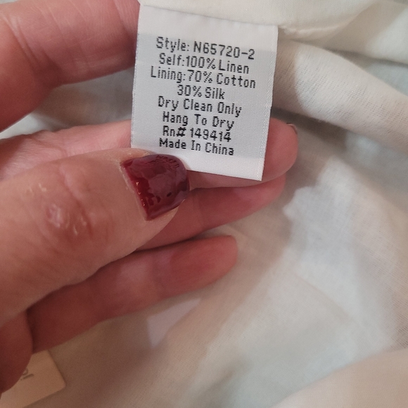 🤑SOLD🤑Johnny was Meliora high waist linen, silk pants - Picture 14 of 14